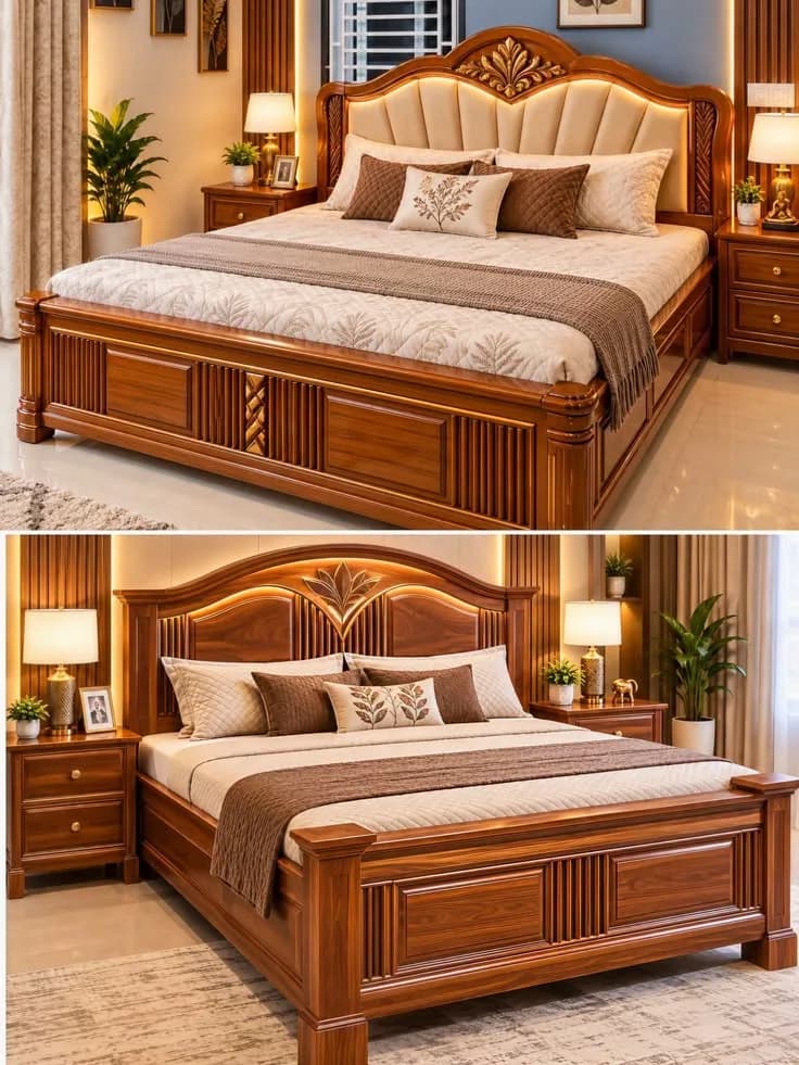 Gisenyi oak bed, view 2